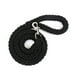 thumbnail image 1 of Correa Para Mascota Perro Trenzada Negro Hilos Polipropileno -Cuerda de tracción canina grande, 1 of 5