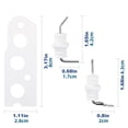 thumbnail image 3 of CHUANK Tankless Water Heater Parts Flame Rod Electrode Kit 104000192 K Quality Reliable Easy to Use for Rinnai, 3 of 9