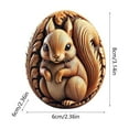 thumbnail image 3 of Exquisite Carved Resin Easter Eggs, Animal Pattern Decorative Eggs, Handcrafted Easter Gift Ideas, Perfect Holiday Decorative Items for Home Table Display, A, 1pc, 3 of 6