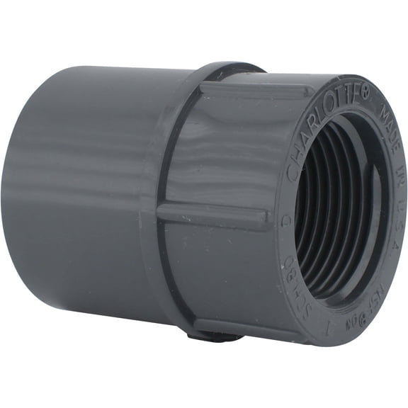 Genova Products PVC Male Adapter Sch 80 - 1" Slip x FIP