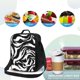 thumbnail image 4 of Balery Leopard And Zebra 2 Caja de Almuerzo y Bolsa de Almuerzo para Hombres y Mujeres, Bolsa de Almuerzo Reutilizable con Gran Capacidad, Bolsa de Almuerzo Aislada, 4 of 7