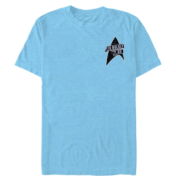 Men's Star Trek To Boldly Go Starfleet Badge Graphic T-Shirt