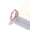 Pink diamond, variant on Korean Style Four Petal Flower Ring for Women: Gold-Plated Alloy Ring with Inlaid Artificial Gems, Individually Packed for Gifting