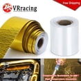 thumbnail image 2 of 1m 2m 5m 10m Gold Car Motorcycle Escape Wrap Pipe Header Aislamiento térmico Roll Tape Turbo Heat Escape Thermal Wrap Tape Tan Jianjun unisex, 2 of 2