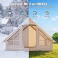 thumbnail image 5 of Inflatable Camping Tent – 420D Oxford Waterproof, Easy Setup Blow Up Tent with Hand Pump, Storage Bag, Glamping Air Cabin for 4-6 Adults, 5 of 7