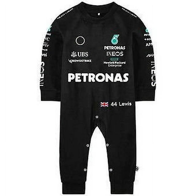 F1 New Season Sport Baby Jumpsuit Spring Autumn Black Babies Boy Kids Romper Formula One Racing Team Newborn Crawling Suit