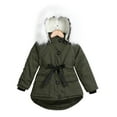 thumbnail image 2 of Girls Puffer Jacket Kids Winter Coat with Pocket Zipper Hooded Coat Warm and Windproof Thick Warm Outwear for Girls 7-9 Years, 2 of 9