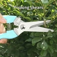 thumbnail image 4 of Christmas Gifts Clearance! SHENGXINY Scissors Clearance Garden Pruning Shears Stainless Steel Blades Handheld Pruners Premium Bypass Pruning Shears For Your Garden Blue, 4 of 7