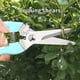 thumbnail image 4 of Tijeras de podar azules para jardín | Cuchillas de acero inoxidable | Mangos ergonómicos antideslizantes | Tijeras de podar de 18 a 19 cm para flores, hierbas y plantas | Tijeras de jardinería, 4 of 7