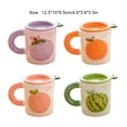thumbnail image 4 of Billuyoard Taza de cerámica, tazas creativas de café, taza de fruta con asa, tazas de porcelana para restaurante, cocina, oficina, suministros para beber Mostrada Uva Billuyoard HA080833-01, 4 of 6