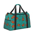 thumbnail image 2 of Disketp Colorful Crab Bolsa de Viaje Tipo Duffle, Bolso de Mano para Fin de Semana para Mujer, Bolsa de Gimnasio Ligera para Hombre, Esencial para Viajes, 2 of 7