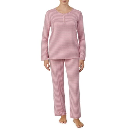 

Company by Ellen Tracy Women s and Women s Plus Long Sleeve Henley Knit Pajama Set