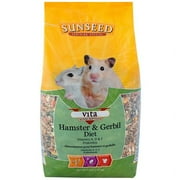 Sunseed Vita Sunscription Hamster & Gerbil Diet Small Animals Food 2.5 Lbs