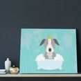 thumbnail image 3 of Naloa Dog In Bathtub Print Canvas Bathroom Wall Art,Bathroom Wall Art Decoration, Canvas Poster Prints,Decorative Paintings for Living Room, Bathroom, Kids Room, 3 of 6
