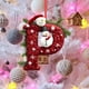 thumbnail image 4 of Decoraciones Del Árbol de Navidad Decoración Del Árbol de Navidad de 26 Letras Colgante Ornamentos Del Árbol de Navidad Ornamentos de Navidad Personalizados Decoración de Navidad Decoración Colgante D, 4 of 6
