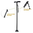 thumbnail image 7 of Ohuhu Folding Walking Cane with LED Light, Adjustable Walking Stick with Carrying Bag for Fathers Mothers Gifts, 7 of 7