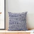 thumbnail image 3 of Navy Blue Pillow Covers 18x18 Inch Set of 2 Polka Dot Outdoor Decor Throw Pillows for Couch Modern Boho Design Watercolor Aesthetic Decorative Cushion Cases for Home Sofa Bed Decorations, 3 of 6