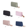 thumbnail image 4 of Injueey Bolsa de cosméticos impermeable elegante y funcional para mujer para viaje apariencia elegante bolsa de aseo cosmética de Color Almacenamiento y organización del hogar gris rosa, 4 of 6