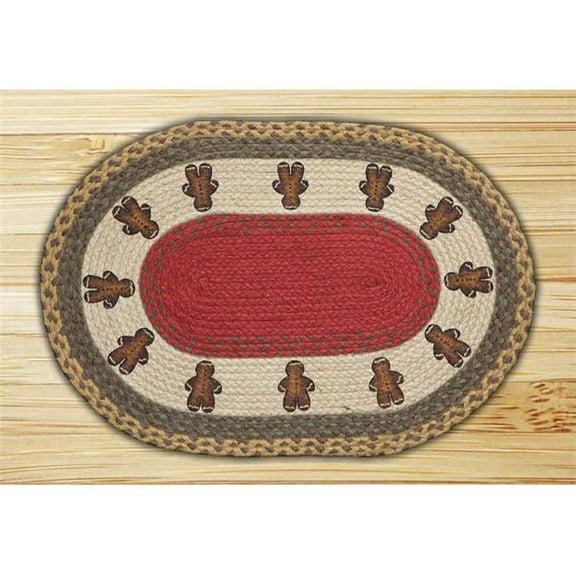 Capitol Importing 65-111GBM Gingerbread Men - 20 in. x 30 in. Oval Patch