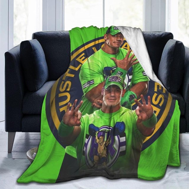 John Boxer Cena Blanket Throw Air Conditioning Blankets Soft Throws for Couch Bed All Seasons Use 50"x40"