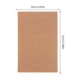 thumbnail image 2 of ELAYARD 100Pcs Brown Handmade Greeting Cards Blank Paper for Drawing Handwritten Messages, 2 of 8