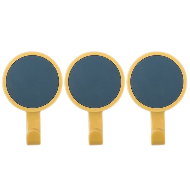 Inteprter Colgador de 3 piezas, portátil, giratorio de 360 grados, elegante, extraíble, autoadhesivo, sin taladro, gancho para toallas Almacenamiento y organización del hogar Azul oscuro