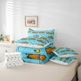 thumbnail image 6 of Castle Fairy Cute Capybara Bedding Comforter Set,Blue Brown King Bedding Sets, 6 of 8