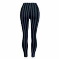 thumbnail image 6 of Guluxicc Women Halloween Leggings Stretch Tummy Control High Rise Yoga Pants Striped Leggings, 6 of 7