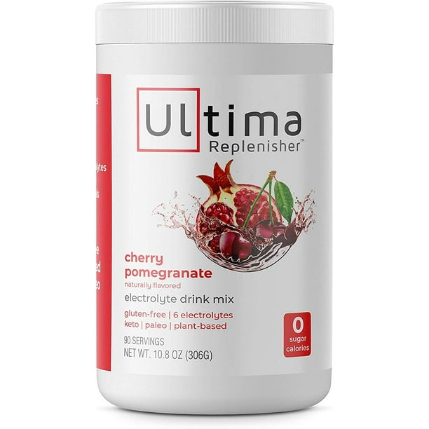 Ultima Replenisher Electrolyte Hydration Mix, Cherry Pomegrante, 90
