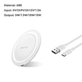 thumbnail image 3 of SHANLIDA 15W fast wireless ultra-thin charger, suitable for iPhone and Android phones, supports all QI phones, inductive charging, 3 of 5