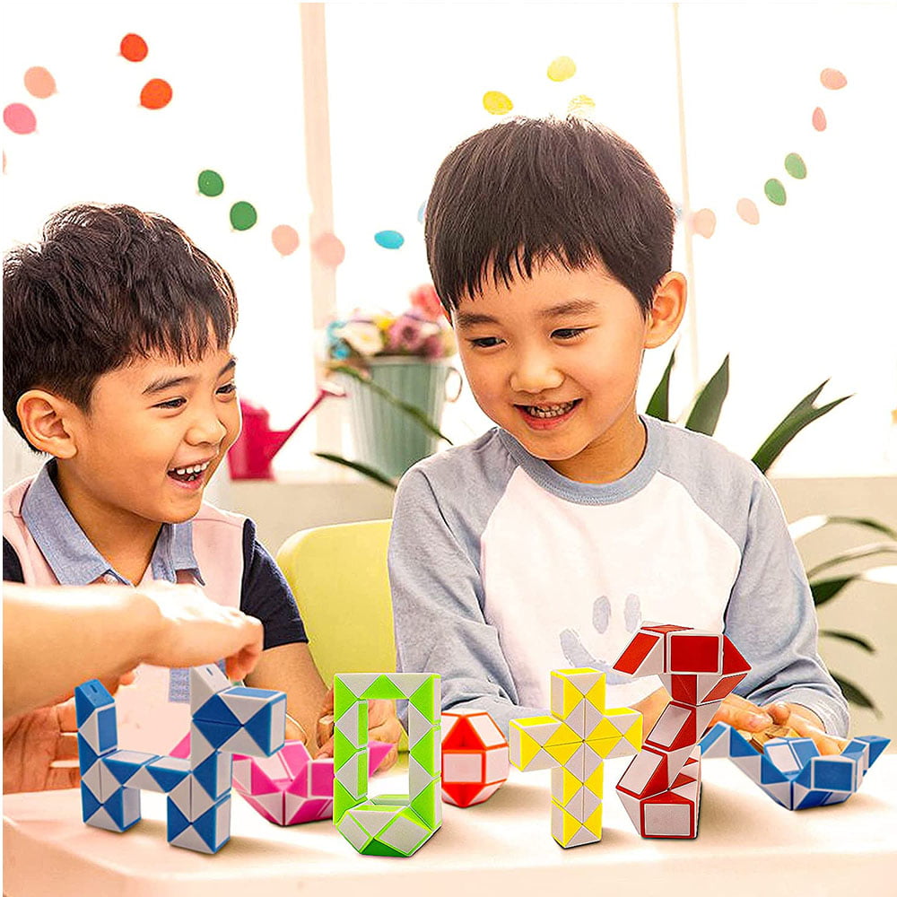 Snake Magic Ruler Cube Mini blocos Magic Plastic Puzzle Speed Cubos sem  adesivo brinquedo para crianças para saco de festa Enchimentos Educational  Esg17664 - China Snake Magic Ruler Cube e Snake Magic