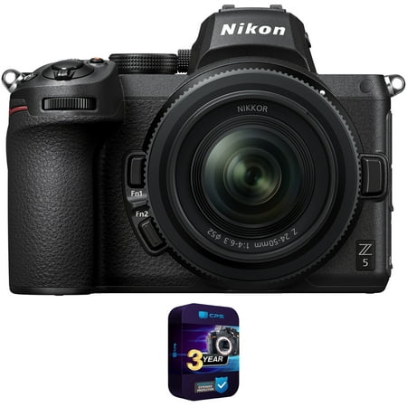 Nikon 1642 Z5 Full Frame Mirrorless Camera Body FX 4K UHD + 24-50mm f/4-6.3 Lens Bundle with 3 YR CPS Enhanced Protection Pack