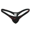 thumbnail image 3 of LQCMBYF Thongs for Men New Men Sexy Gay Underpants Ultra-Thin Ice Silk With Low Waist Briefs Underwear Mens Thong Underwear Men Thongs Underwear Sexy(Black,M), 3 of 8