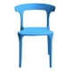 thumbnail image 1 of Silla Infantil Plástica Modelo ‘Curva’ Azul de 28x27x46.5 cm, Ergonómica, Ligera y Apilable, Ideal para Niños en Casa, Escuela, Guardería o Jardín, Fácil de Limpiar y Resistente, 1 of 5