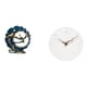 thumbnail image 1 of Reloj de pared con figura de resina, artesanía decorativa para habitación, cocina, oficina, sala de estudio, estantería, escritorio interior, arte par, 1 of 8