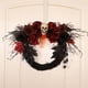 thumbnail image 1 of Fiudx Corona de Esqueleto de Halloween, Diseño Decorativo de Rosa y Farol, Luz Nocturna a Pilas, Fácil de Colgar En La Puerta o La Pared, Decoración Festiva para El Hogar, Tamaño 40,6 X 38,1 Cm., 1 of 7
