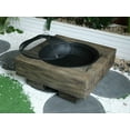 thumbnail image 4 of Wood Burning Fire Pit with Durable Wood Grain Composite Design, 4 of 9