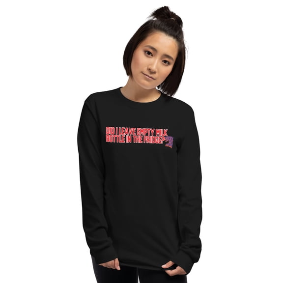 Sorry not sorry unisex Long Sleeve Shirt (Black, S)
