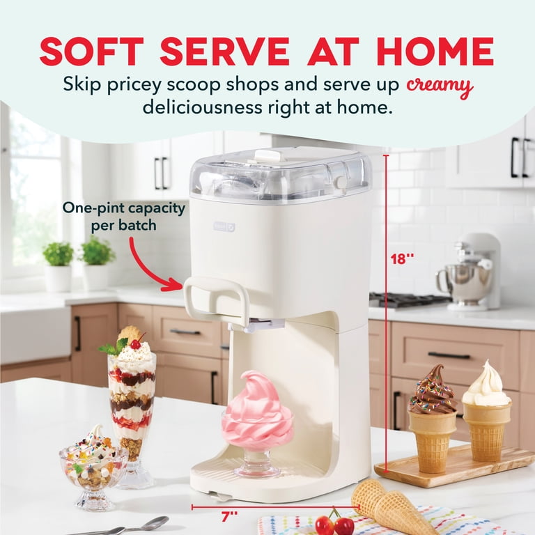 Dash Soft Serve Ice Cream Maker, Cream photo 2