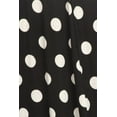 thumbnail image 5 of Women's Plus Size Loose Fit Scoop Neck 3/4 Sleeve Polka Dot Patterned A-Line Long Dress, 5 of 5