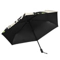 thumbnail image 5 of ALAZA Dinosaur Graffiti UPF 50+ Compact Folding Umbrella for Rain Travel Umbrella Packable, 5 of 8