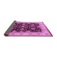 thumbnail image 2 of Ahgly Company Indoor Square Oriental Pink Traditional Area Rugs, 5' Square, 2 of 4
