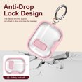 thumbnail image 5 of Rugged Case for AirPods Pro 2, HD Clear & Contrast Color Design Shockproof Cover for Airpods Pro 2nd Generation 2022 with Switch and Carabiner, 5 of 8