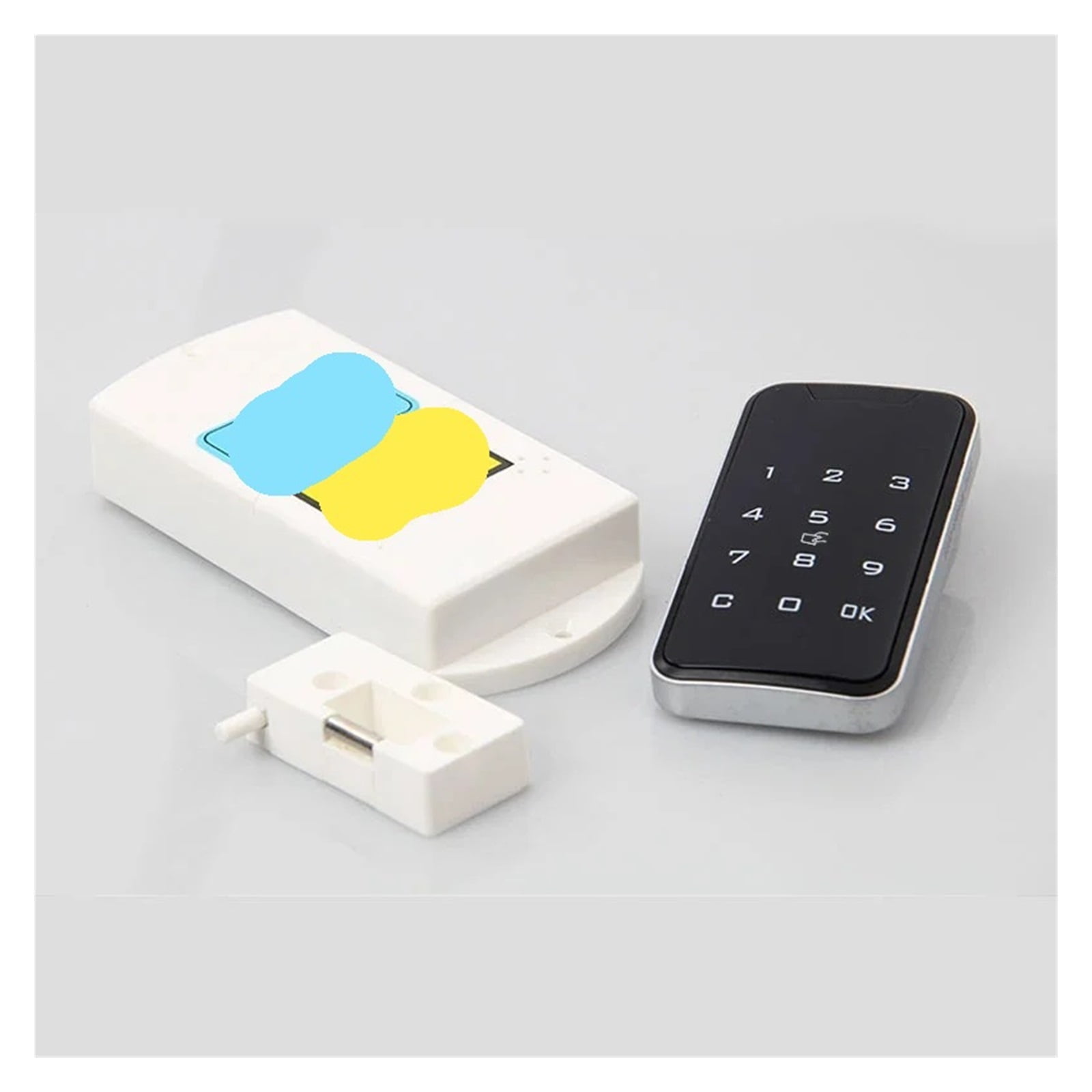 Touch Screen Digital Smart Electronic Password Door Lock Security Cabinet Lock Keypad Drawer Swipe