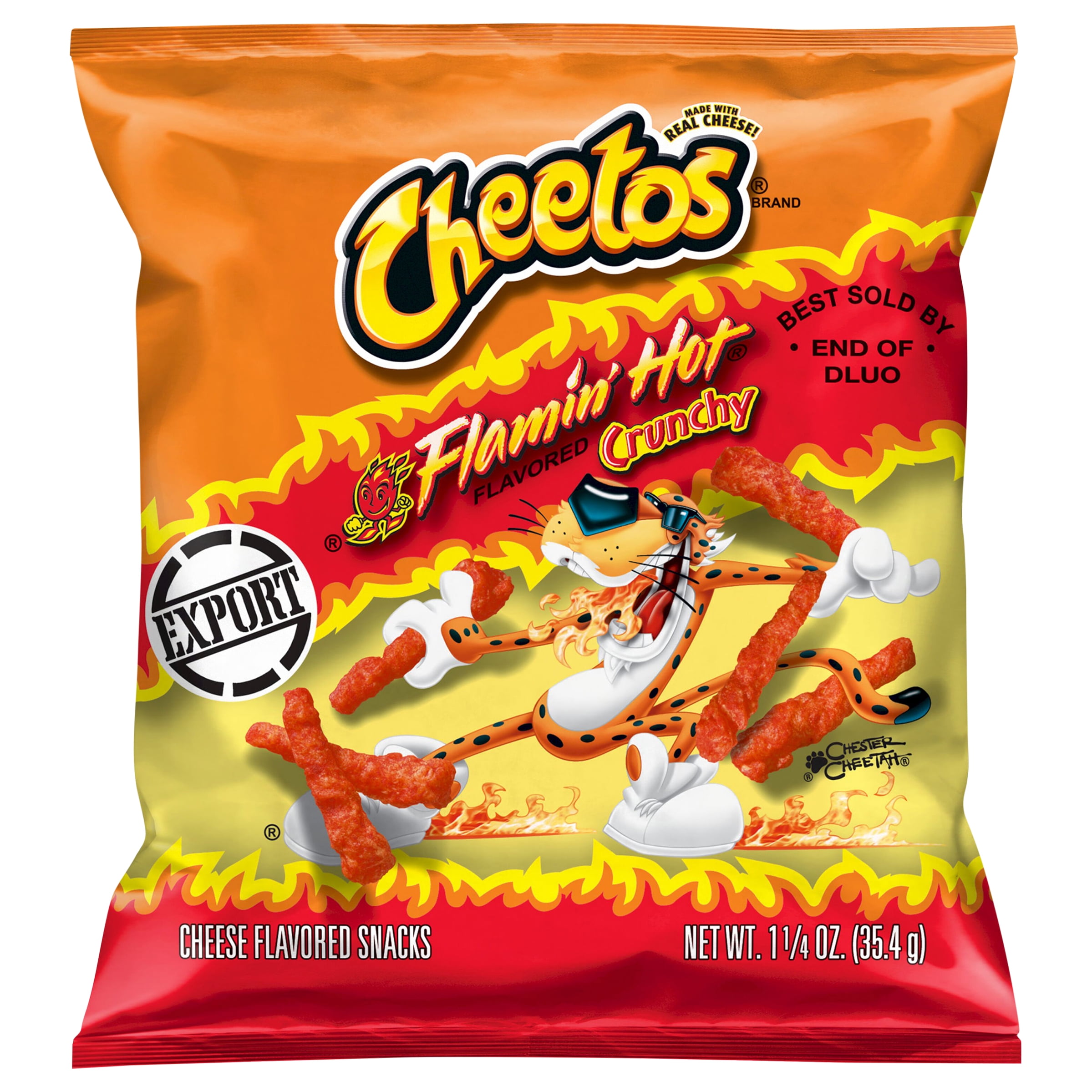 Frito Lay Cheetos Cheese Flavored Snacks, 1.25 oz