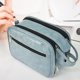 thumbnail image 4 of Bolsas de maquillaje de PU Bolsa de cosméticos impermeable portátil para regalos de vacaciones (Azul) Tmvgtek Cuidado Belleza, 4 of 8