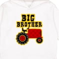 thumbnail image 3 of Inktastic Red Tractor Big Brother Toddler Hoodie, 3 of 4