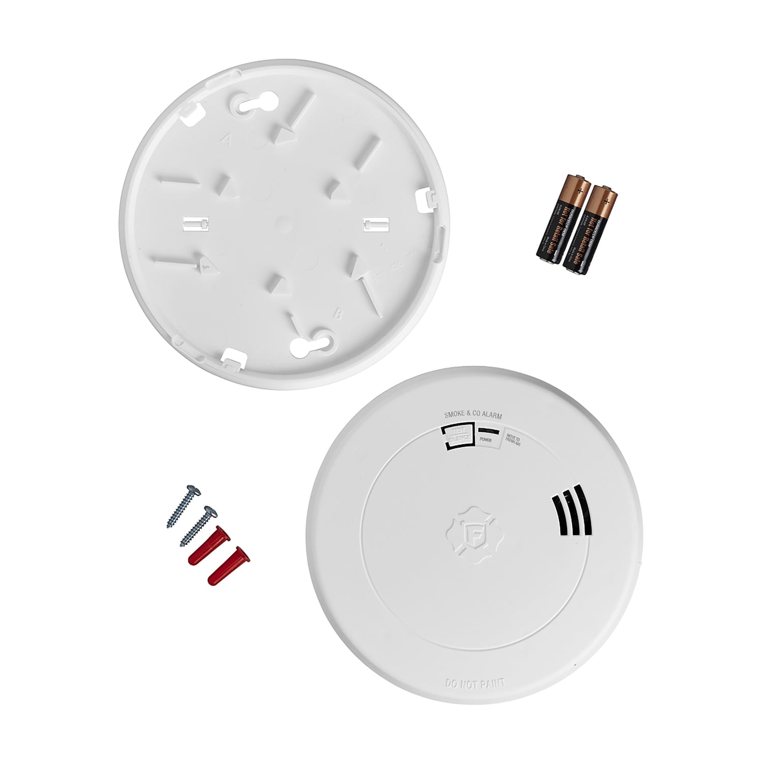 First Alert SMCO200V Battery-Operated 2-in-1 Smoke and CO Alarm with Voice and Location Alerts, 1046795