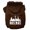 Brown, variant on Pet Dog Cat Hoodie Screen Printed, "Tokyo Skyline"