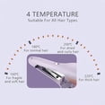 thumbnail image 4 of LEFINEE Deep Waver Curling Iron, Hair Waver with 4 Heat Settings for Beach Waves, Purple, 4 of 11